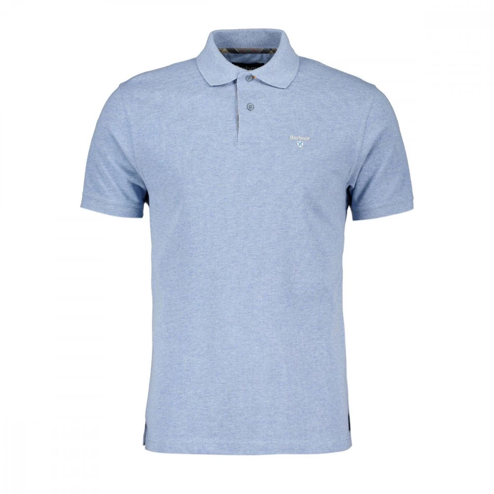 BARBOUR POLO TARTAN PIQUET Azzurro 3 BARBOUR POLO TARTAN PIQUET Azzurro