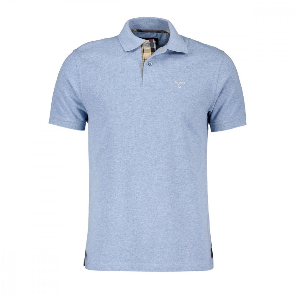 BARBOUR POLO TARTAN PIQUET Azzurro 4 BARBOUR POLO TARTAN PIQUET Azzurro - immagine 2