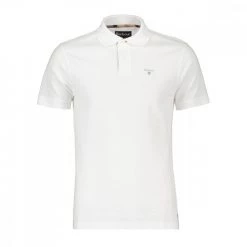BARBOUR POLO TARTAN PIQUET Bianco