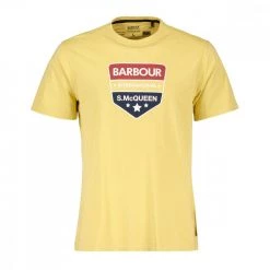 BARBOUR T-SHIRT STEVE MCQUEEN BENNING Giallo
