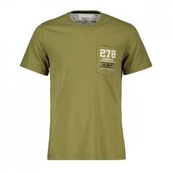 BARBOUR T-SHIRT POCKET STEVE MCQUEEN WING Verde