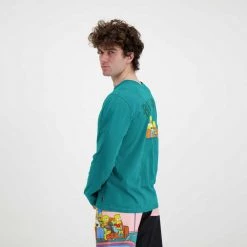 BILLABONG MAGLIA MANICA LUNGA SIMPSONS FAMILY COUCH Verde -Tendenza Italia billabong c1ls21bip2 maglia manica lunga simpsons family couch street style uomo 044693101 28 5