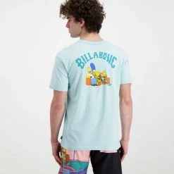 BILLABONG T-SHIRT SIMPSONS FAMILY COUCH Blu -Tendenza Italia billabong c1ss79bip t shirt simpsons family couch street style uomo 044693501 1627 4