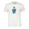 BILLABONG T-SHIRT WIGGUM DONUT Bianco
