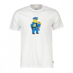 BILLABONG T-SHIRT WIGGUM DONUT Bianco
