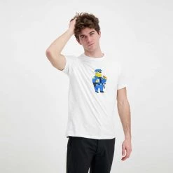 BILLABONG T-SHIRT WIGGUM DONUT Bianco -Tendenza Italia billabong c1ss88bip2 t shirt wiggum donut street style uomo 044694001 10 5