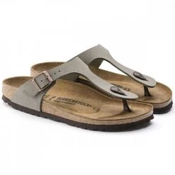 BIRKENSTOCK GIZEH GRIGIO PIETRA -Tendenza Italia birkenstock 043391 gizeh grigio pietra tutti sandali uomo 025192801 stone 4