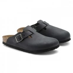 BIRKENSTOCK BOSTON BLACK -Tendenza Italia birkenstock 059463 boston black tutti sandali uomo 044801701 blk 4