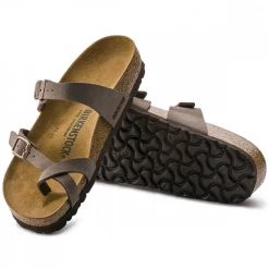 BIRKENSTOCK MAYARI Marrone -Tendenza Italia birkenstock 071061 mayari tutti sandali uomo 040760701 moka 4
