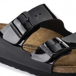 BIRKENSTOCK ARIZONA BLACK PATENT DONNA -Tendenza Italia birkenstock 1005292 arizona black patent donna tutti sandali donna 044801801 blk 6