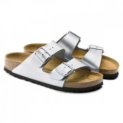 BIRKENSTOCK ARIZONA SILVER DONNA -Tendenza Italia birkenstock 1012283 arizona silver donna tutti sandali donna 044801901 silv 4