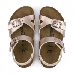 BIRKENSTOCK RIO COPPER BAMBINA -Tendenza Italia birkenstock 1012520 rio copper bambina tutti sandali bambino 040760901 copp 3