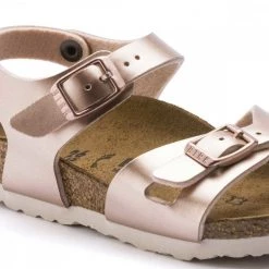 BIRKENSTOCK RIO COPPER BAMBINA -Tendenza Italia birkenstock 1012520 rio copper bambina tutti sandali bambino 040760901 copp 6