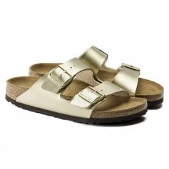 BIRKENSTOCK ARIZONA GOLD DONNA -Tendenza Italia birkenstock 1016111 arizona gold donna tutti sandali donna 044802101 gold 4