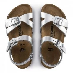 BIRKENSTOCK RIO SILVER METALLIC BAMBINA 36 39 10 BIRKENSTOCK RIO SILVER METALLIC BAMBINA 36 39 -Tendenza Italia birkenstock 1019201 rio silver metallic bambina 36 39 tutti sandali bambino 044802701 silv 3