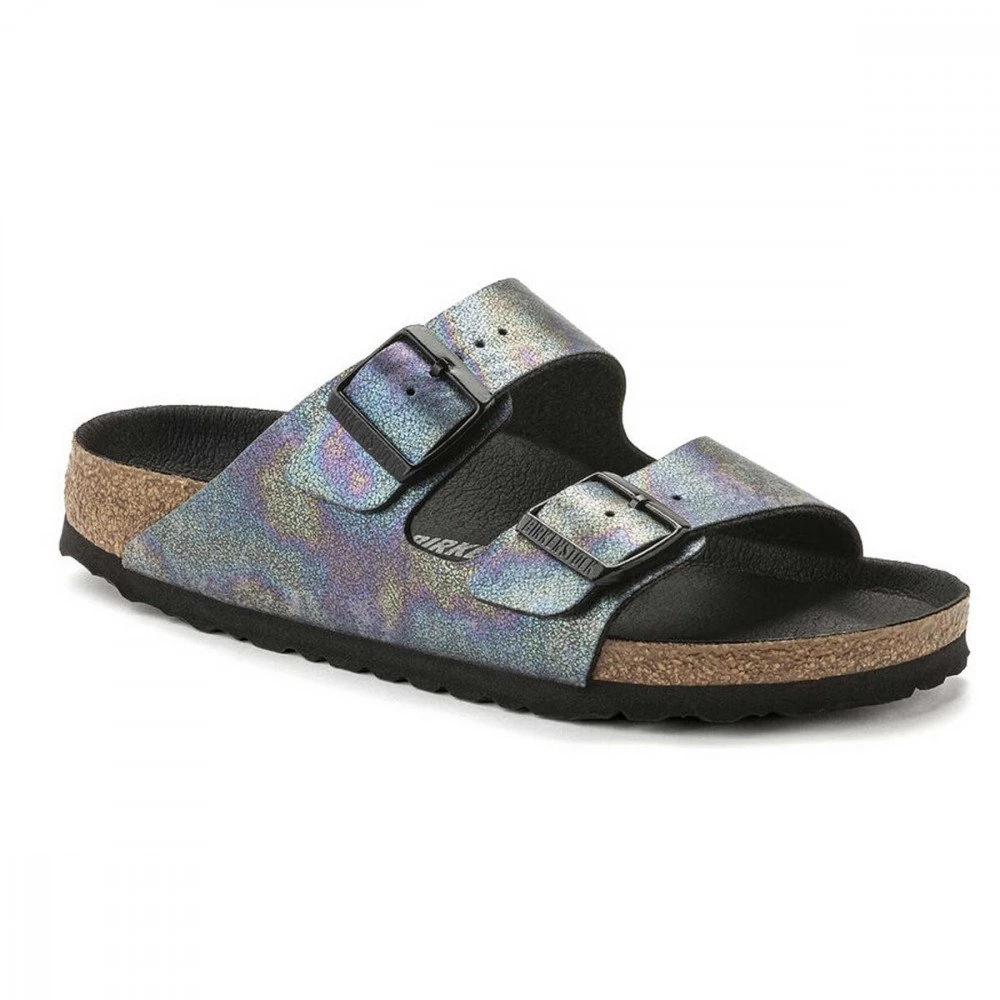 BIRKENSTOCK ARIZONA BLACK IRIDESCENT DONNA 3 BIRKENSTOCK ARIZONA BLACK IRIDESCENT DONNA