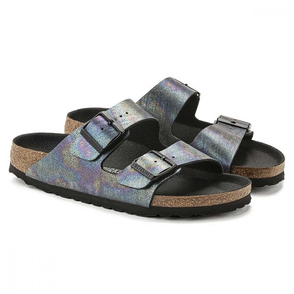 BIRKENSTOCK ARIZONA BLACK IRIDESCENT DONNA 6 BIRKENSTOCK ARIZONA BLACK IRIDESCENT DONNA - immagine 4
