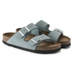 BIRKENSTOCK ARIZONA SFB NUBUCK -Tendenza Italia birkenstock 1021446 arizona sfb nubuck tutti sandali uomo 044803501 aqua 4