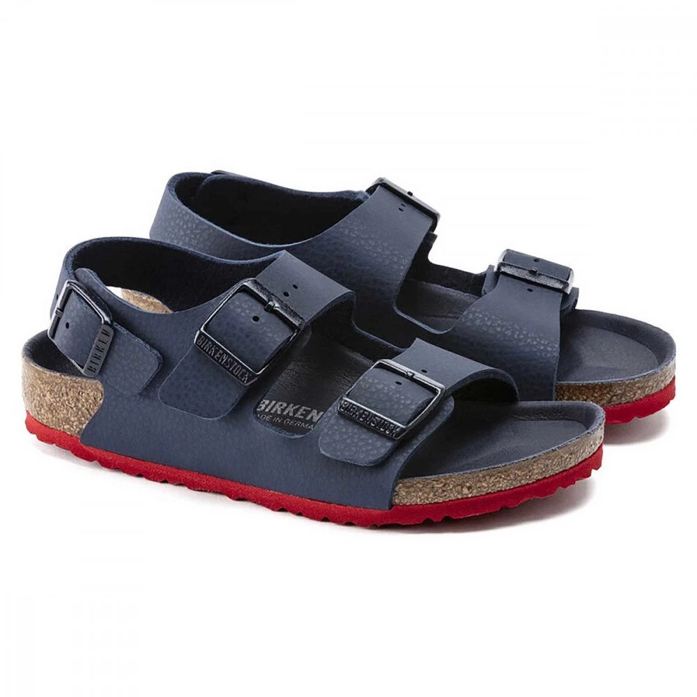 BIRKENSTOCK MILANO BLUE RED BAMBINO 36 39 6 BIRKENSTOCK MILANO BLUE RED BAMBINO 36 39 - immagine 4