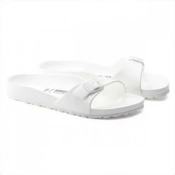 BIRKENSTOCK MADRID EVA WHITE DONNA Bianco -Tendenza Italia birkenstock 128183 madrid eva white donna tutti sandali donna 042591201 wht 4