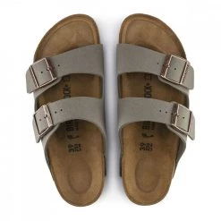 BIRKENSTOCK ARIZONA Grigio -Tendenza Italia birkenstock 151213 arizona tutti sandali uomo 025191201 stone 3