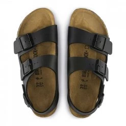 BIRKENSTOCK MILANO BLACK Nero 10 BIRKENSTOCK MILANO BLACK Nero -Tendenza Italia birkenstock 34793 milano black tutti sandali uomo 042591801 blk 3