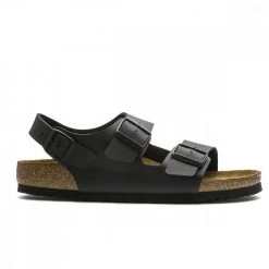 BIRKENSTOCK MILANO BLACK Nero 12 BIRKENSTOCK MILANO BLACK Nero -Tendenza Italia birkenstock 34793 milano black tutti sandali uomo 042591801 blk 5