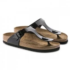 BIRKENSTOCK GIZEH BLACK PATENT DONNA -Tendenza Italia birkenstock 43661 gizeh black patent donna tutti sandali donna 044804301 blk 4
