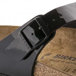 BIRKENSTOCK GIZEH BLACK PATENT DONNA -Tendenza Italia birkenstock 43661 gizeh black patent donna tutti sandali donna 044804301 blk 6