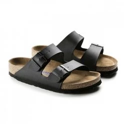 BIRKENSTOCK ARIZONA BLACK SFB -Tendenza Italia birkenstock 551253 arizona black sfb tutti sandali uomo 044804901 blk 4