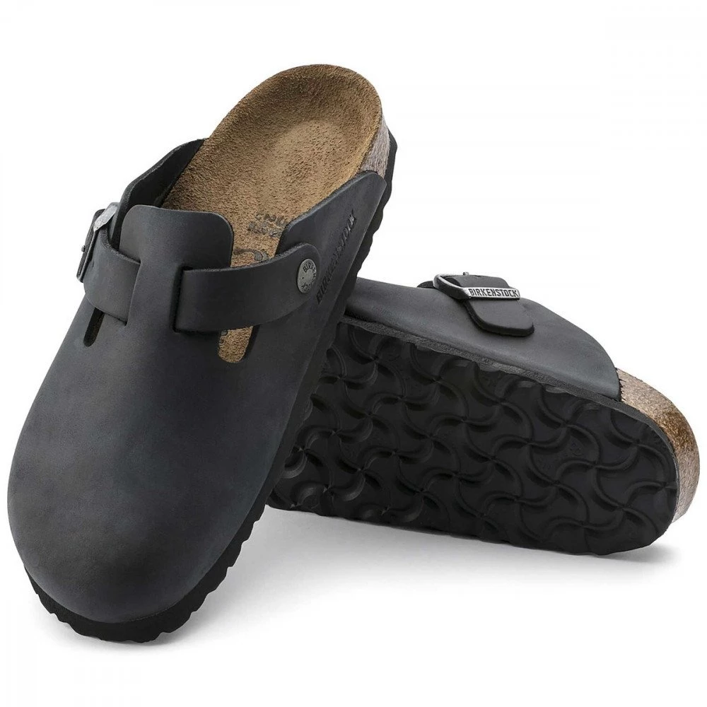BIRKENSTOCK BOSTON HAVANA DONNA Nero 4 BIRKENSTOCK BOSTON HAVANA DONNA Nero - immagine 2