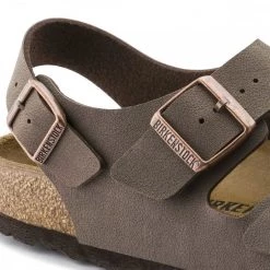 BIRKENSTOCK MILANO MOKA Marrone -Tendenza Italia birkenstock 634503 milano moka tutti sandali uomo 022007001 moka 6