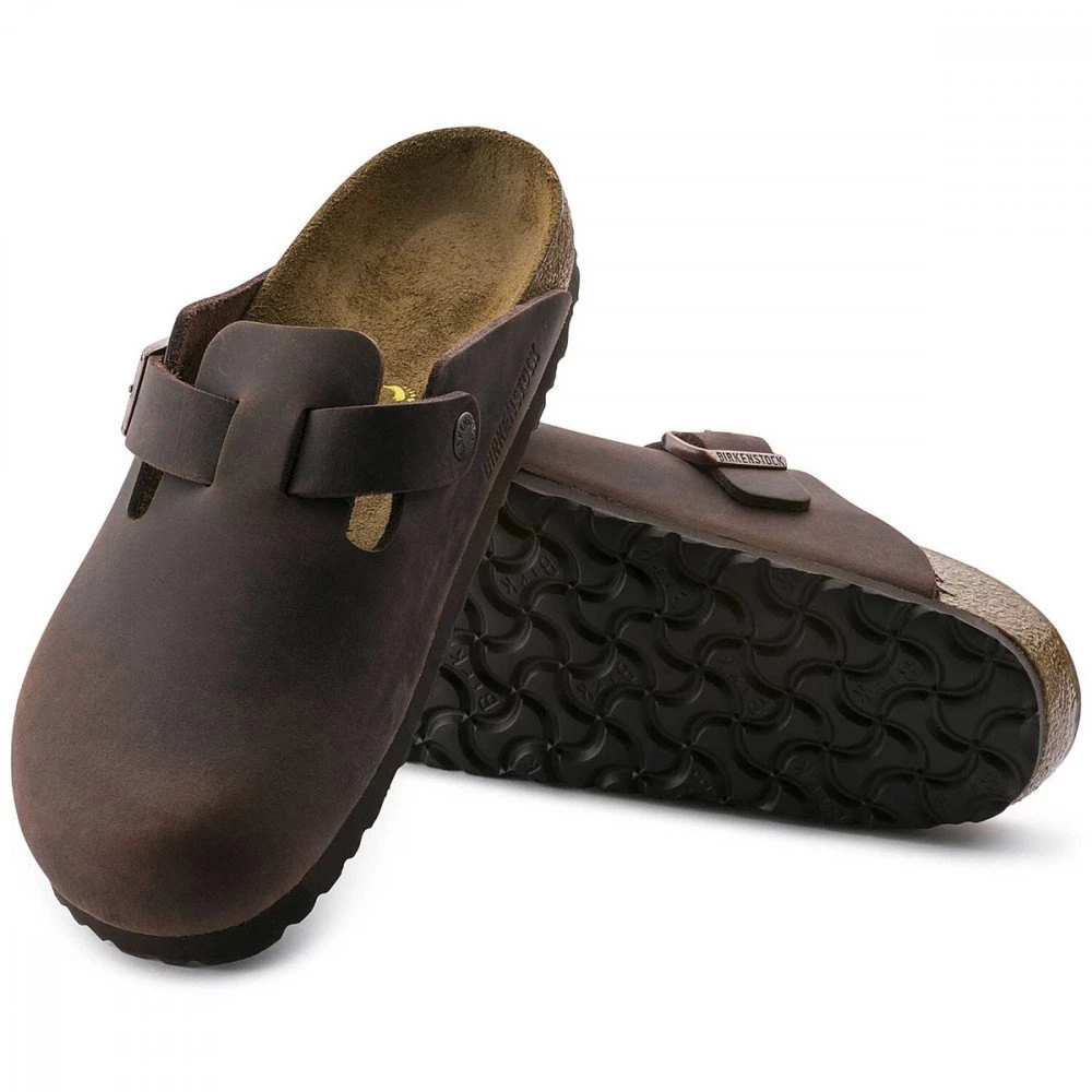 BIRKENSTOCK BOSTON HAVANA Marrone 4 BIRKENSTOCK BOSTON HAVANA Marrone - immagine 2