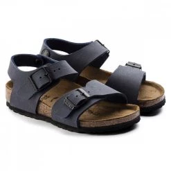 BIRKENSTOCK NEW YORK NAVY BAMBINO 36 39 Blu -Tendenza Italia birkenstock 87773 new york navy bambino 36 39 tutti sandali bambino 042592201 navy 4