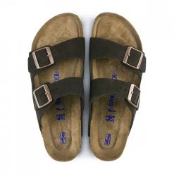BIRKENSTOCK ARIZONA SUEDE MOKA -Tendenza Italia birkenstock 951313 arizona suede moka tutti sandali uomo 042592501 moka 3