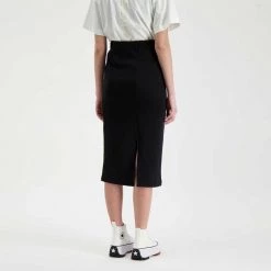 CALVIN KLEIN JEANS GONNA MIDI LOGO DONNA Nero -Tendenza Italia calvin klein jeans j20j217643 gonna midi logo donna casual donna 044968101 beh 5