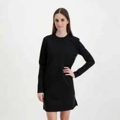 CALVIN KLEIN JEANS ABITO PUNTO MILANO LOGO REPEAT DONNA Nero -Tendenza Italia calvin klein jeans j20j217686 abito punto milano logo repeat donna casual donna 044968501 beh 5