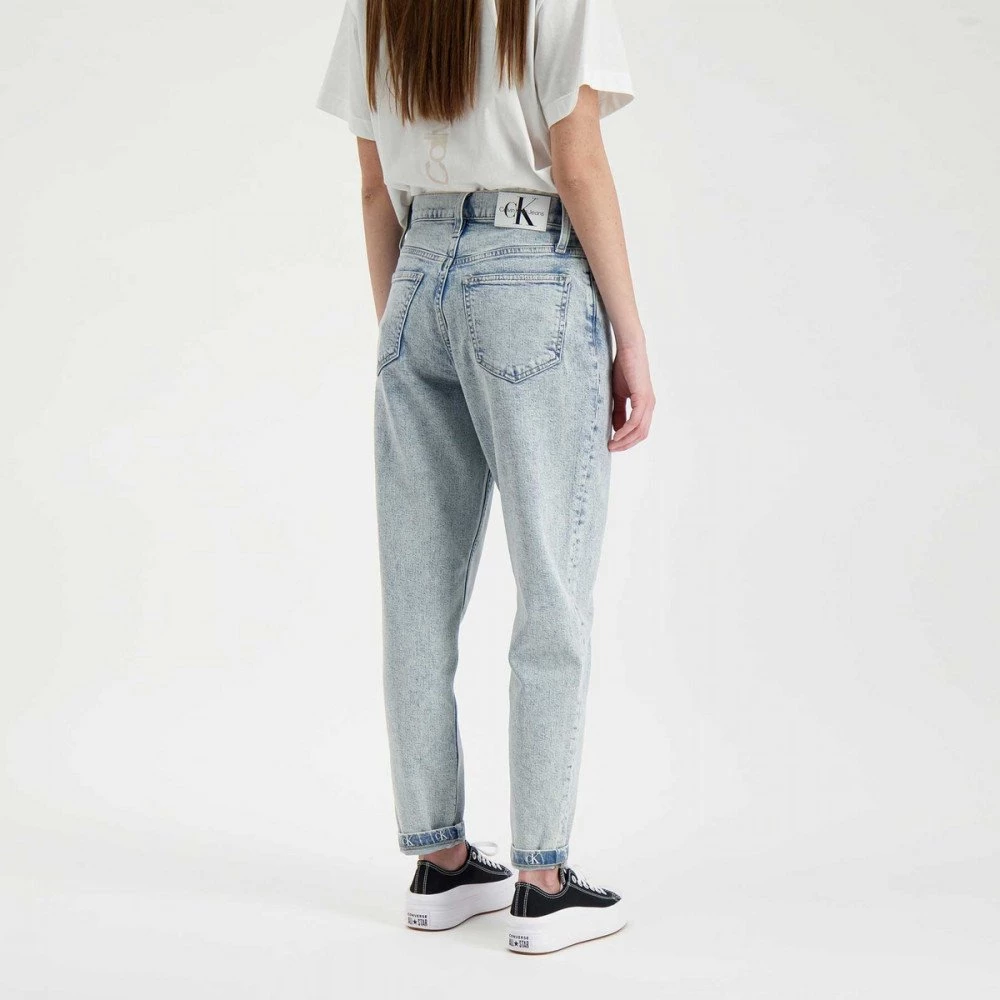 CALVIN KLEIN JEANS JEANS MOM DONNA Azzurro 7 CALVIN KLEIN JEANS JEANS MOM DONNA Azzurro - immagine 5