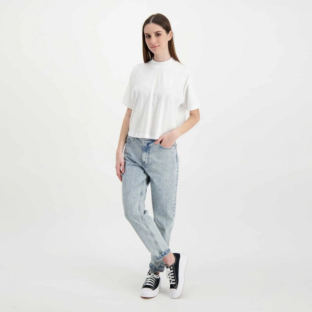 CALVIN KLEIN JEANS JEANS MOM DONNA Azzurro 8 CALVIN KLEIN JEANS JEANS MOM DONNA Azzurro - immagine 6