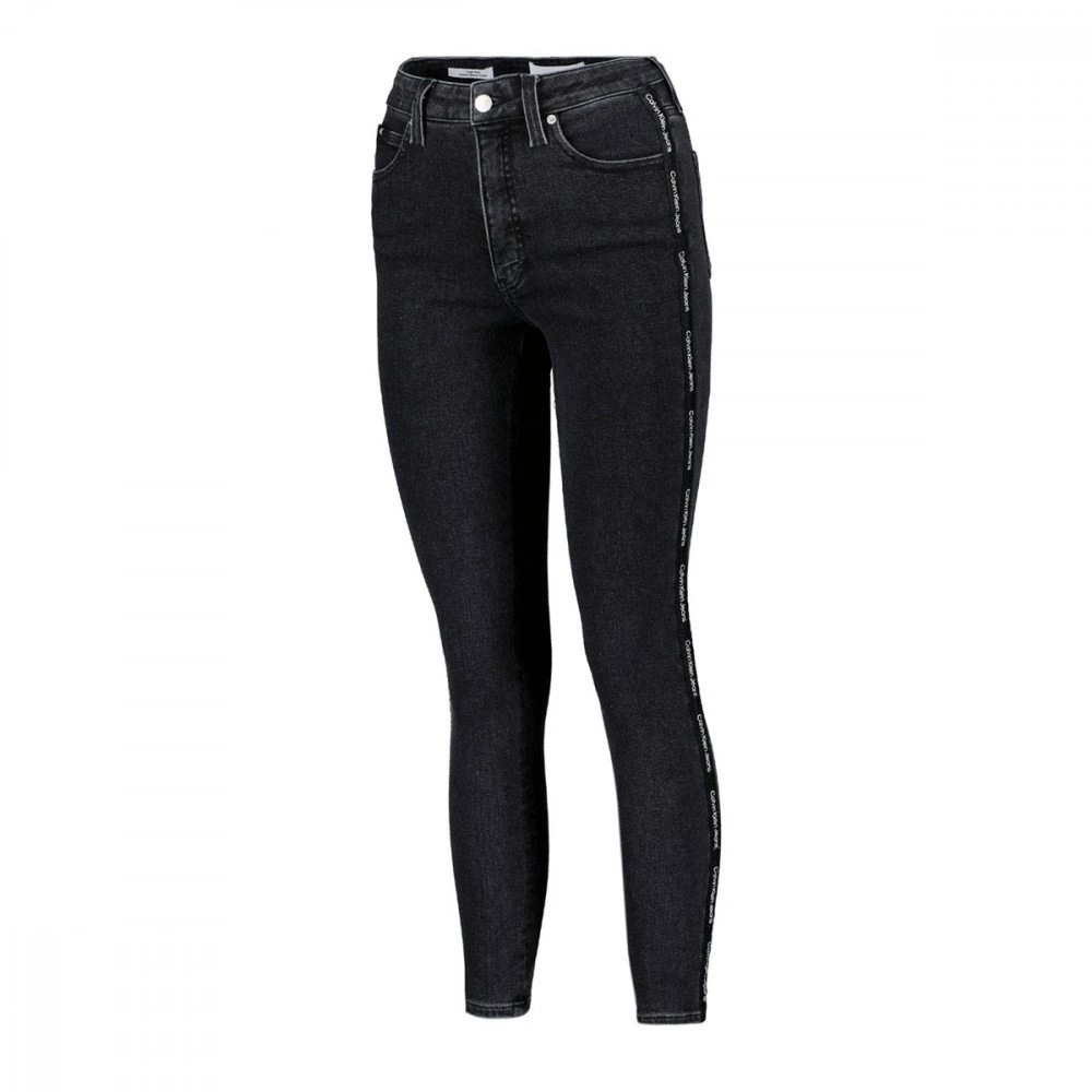 CALVIN KLEIN JEANS JEANS SUPER SKINNY DONNA Nero - immagine 2