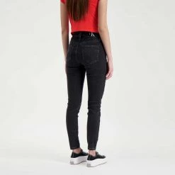 CALVIN KLEIN JEANS JEANS SUPER SKINNY DONNA Nero -Tendenza Italia calvin klein jeans j20j217874 jeans super skinny donna casual donna 044970201 1by 5