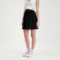 CALVIN KLEIN JEANS GONNA REPEAT LOGO ELASTIC DONNA Nero -Tendenza Italia calvin klein jeans j20j218193 gonna repeat logo elastic donna casual donna 044971501 beh 3