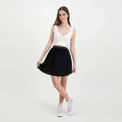 CALVIN KLEIN JEANS GONNA REPEAT LOGO ELASTIC DONNA Nero -Tendenza Italia calvin klein jeans j20j218193 gonna repeat logo elastic donna casual donna 044971501 beh 5