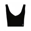 CALVIN KLEIN JEANS TOP RIB CROP DONNA Nero