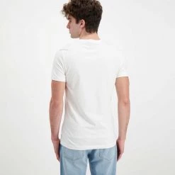 CALVIN KLEIN JEANS T-SHIRT LOGO Bianco -Tendenza Italia calvin klein jeans j30j319713 t shirt logo casual uomo 044624401 yaf 3
