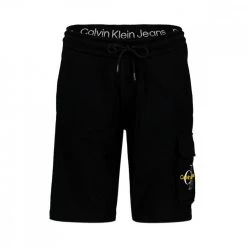 CALVIN KLEIN JEANS BERMUDA TUTA TASCA CARGO Nero