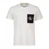 CALVIN KLEIN JEANS T-SHIRT POCKET LOGO Bianco -Tendenza Italia calvin klein jeans j30j320192 t shirt pocket logo casual uomo 044627001 yaf 1