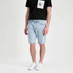 CALVIN KLEIN JEANS BERMUDA IN DENIM REGULAR Azzurro 11 CALVIN KLEIN JEANS BERMUDA IN DENIM REGULAR Azzurro -Tendenza Italia calvin klein jeans j30j320521 bermuda in denim regular casual uomo 044627501 1aa 4