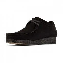 CLARKS WALLABEE Nero -Tendenza Italia clarks 155519 wallabee tutte sneaker uomo 041175701 blk 4