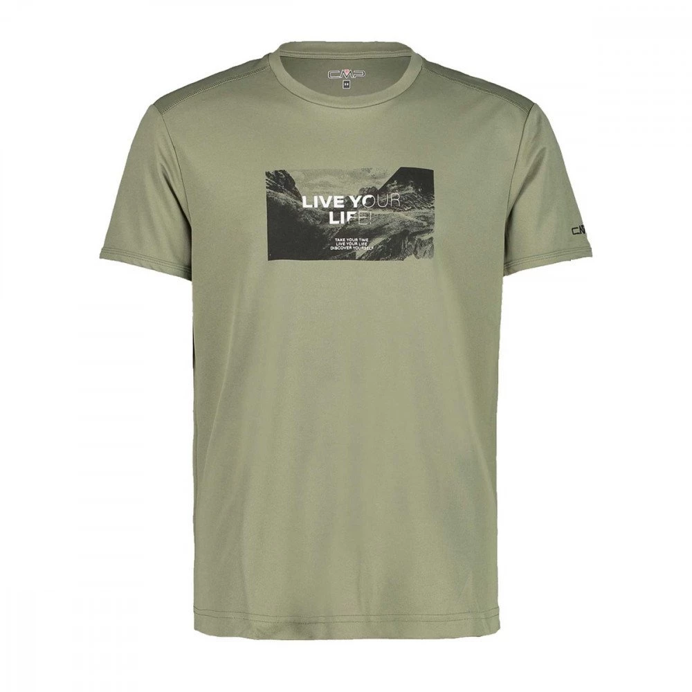 CMP T-SHIRT PIQUET GRAFICA